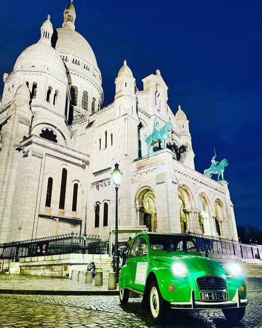 Paris Private Guided Tour in a 2CV classic French car - Authenticity and Photo Opportunities
