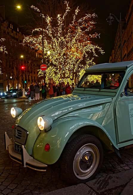 Paris: Private Tour in a Vintage 2CV Night/Day Champagne Option - Key Points