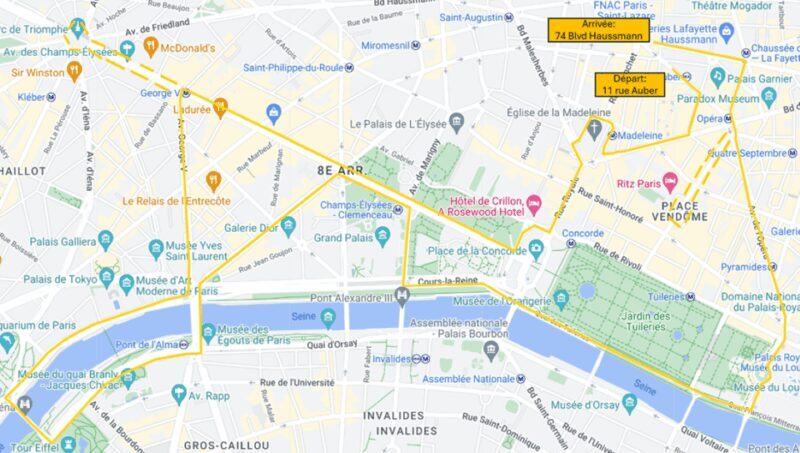 Paris: Tootbus Open-Top Christmas Bus Tour - The Realities of the Route and Traffic