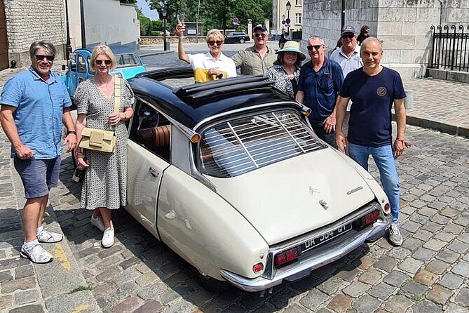 Paris TV Show Tour in a Open Top Vintage French Car Citroen DS - Starting Point: The Comfort of a Vintage Citroën DS