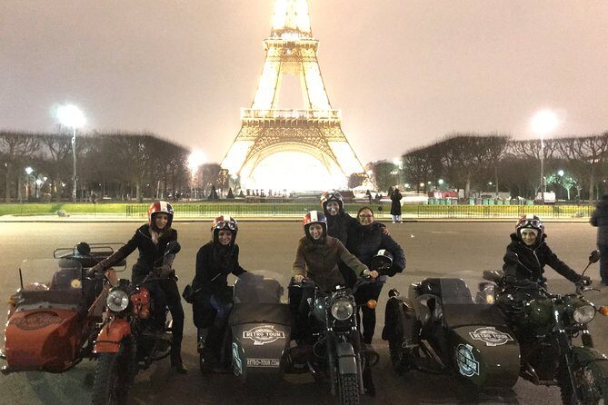 Paris Vintage Tour by Night on a Sidecar with Champagne - What to Expect from the Paris Night Sidecar Tour