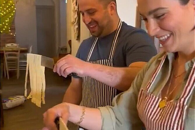 Pasta Cooking Class in Rome: Make Fettuccine & Tiramisu with Wine - The Location and Group Dynamics