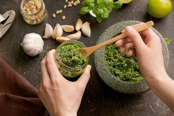 Pasta Cooking Class with Pesto Sauce Making in Rome City Center - FAQ