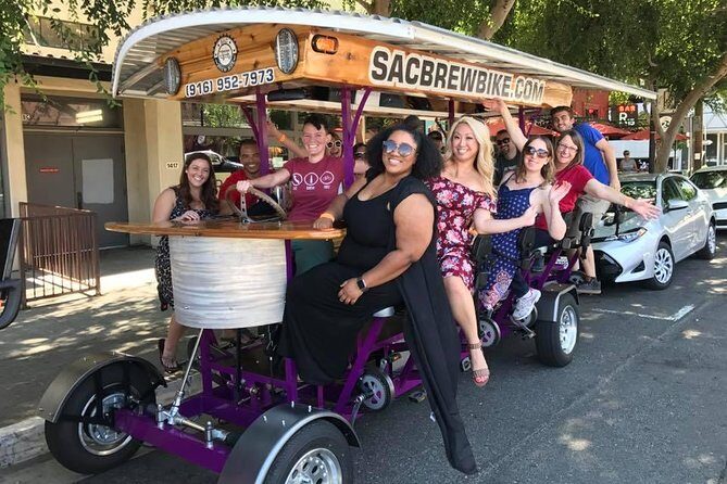 Pedal, Drink, and Bar hop through Sacramento on a 15 seat Beer Bike - A Detailed Look at the Sacramento Beer Bike Tour