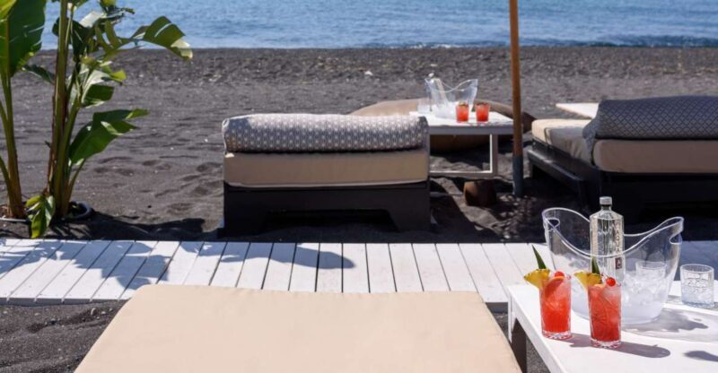 Perivolos Beach: Sun-Bed Experience FortyOne Bar Restaurant - What Is the FortyOne Bar Restaurant Sun-Bed Experience?
