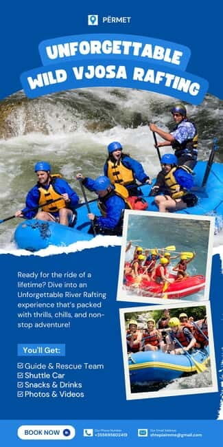Përmet: Vjosa River Rafting Adventure - Key Points