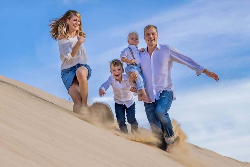 Photo shoot in Fuerteventura (south) with a professional photographer for special holiday moments - Key Points