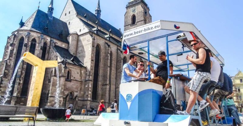 Pilsen: 1.5-Hour Beer Bike with Unlimited Beer - Key Points