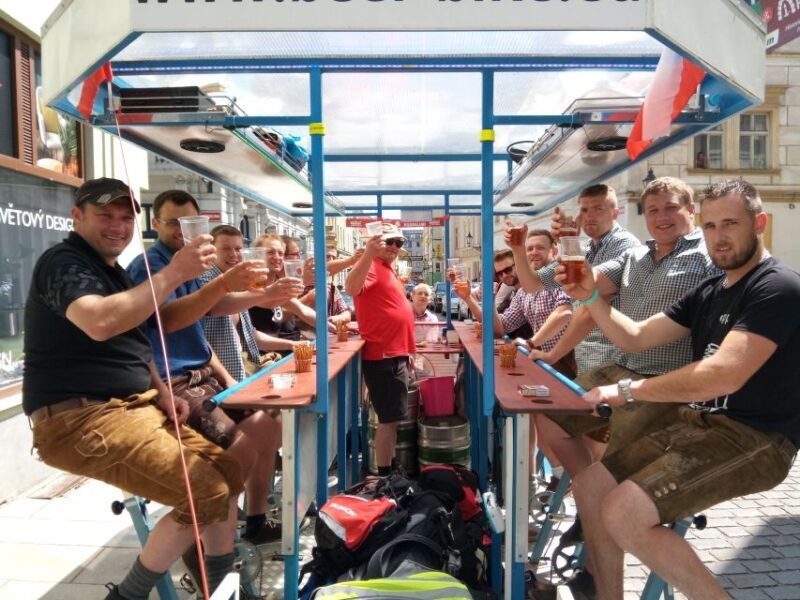 Pilsen: 1.5-Hour Beer Bike with Unlimited Beer - What to Expect from the Tour