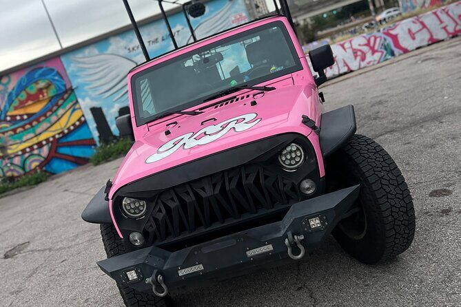Pink Party Jeep Tour in 3rd Ward HTX - Included and Not Included