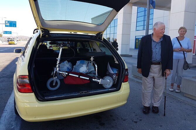 Piraeus Port & Marriott Transfer to Airport by Mercedes-Benz E Class Wagon - FAQ