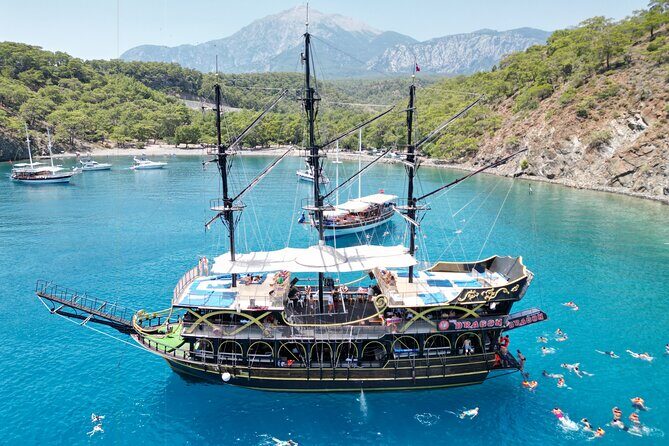 Pirates Boat Trip with optional Pick Up - Drop Off from Antalya - Introducing the Pirates Boat Trip from Kemer: A Practical Look