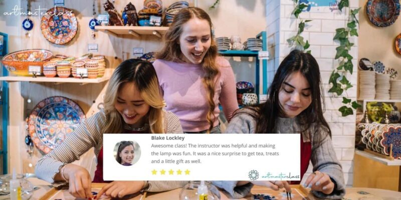 Plantation: Mosaic Lamp Making Workshop - Key Points