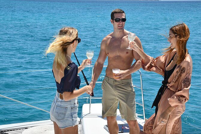 Platinum Catamaran, Drinks, Party and Beach Club! From Cancun - Key Points