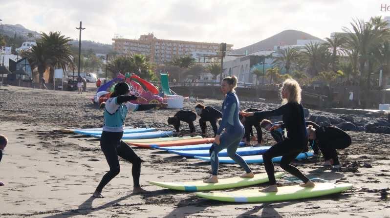 Playa de Las Americas: Surfing Group Lesson - An Introduction to the Surf Lesson Experience