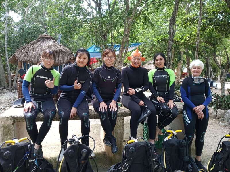 Playa del Carmen: Dual Realm Diving (Cenote + Reef Diving) - Key Points