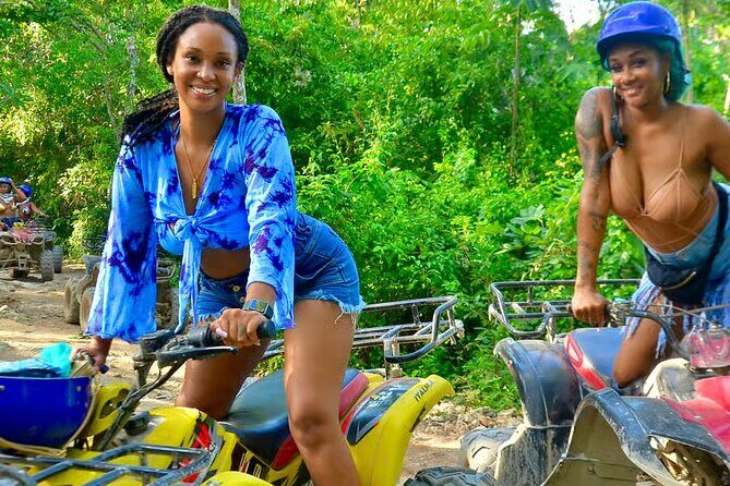 Playa del Carmen Jungle Adventure ATV Zipline and Cenote - Key Points