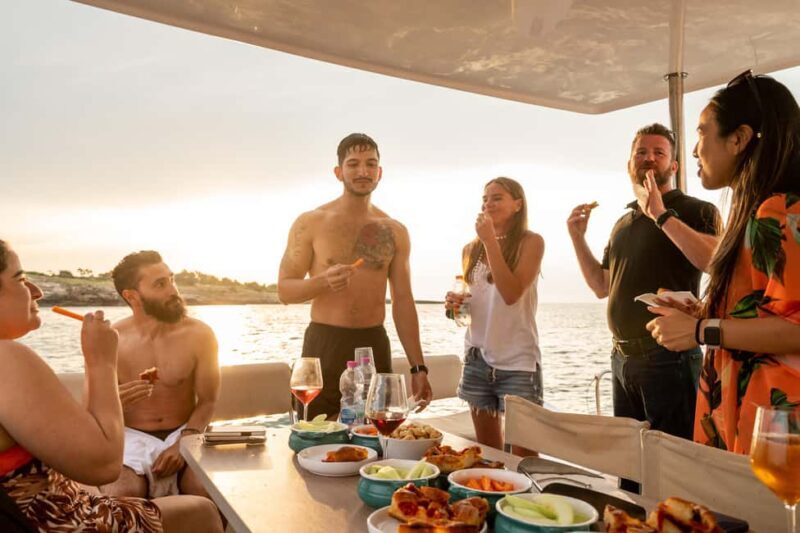 Polignano a Mare: Catamaran Tour with Aperitif & Local Food - Key Points