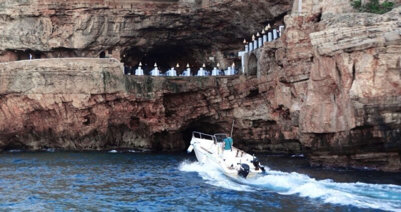 Polignano a Mare: Speedboat Cruise to Caves with Aperitif - FAQ