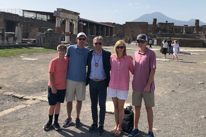 Pompeii and Herculaneum Private Tour with Pick up and Wine Tasting - The Experience in a Nutshell