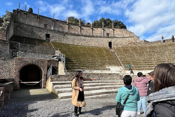 Pompeii Vesuvius Day Tour from Naples with Italian Lunch and Wine - Key Points