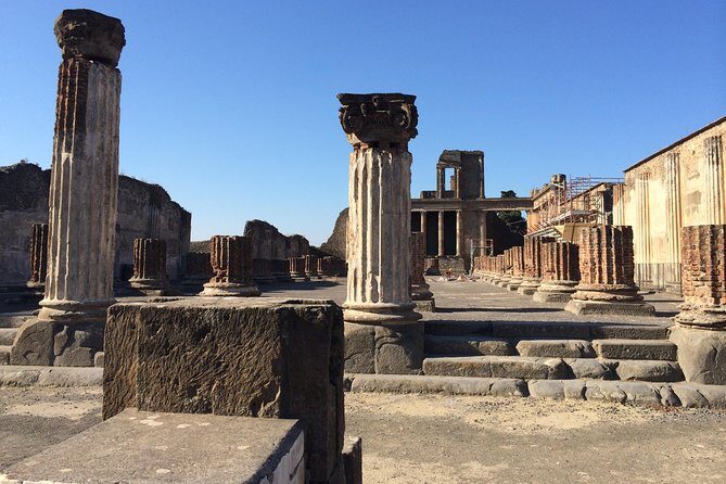 Pompeii-Vesuvius-Wine tour from Sorrento, licensed guide included - Key Points