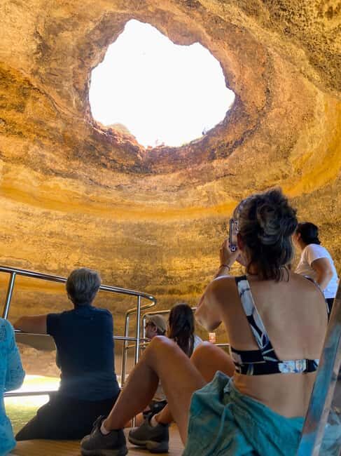 Portimao: SUNSET Benagil Caves Tour | Eco Catamaran - Key Points