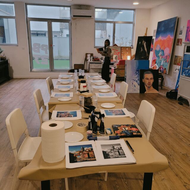 Porto: Acrylic Painting Workshop for Groups - Antero Quental - The Value of This Experience