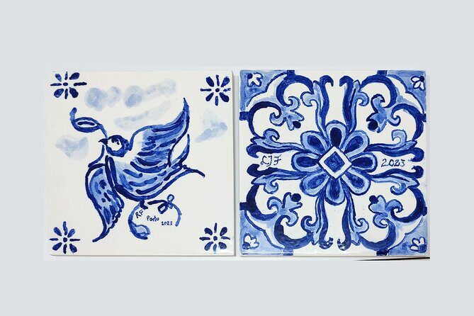 Porto Tile Painting Workshop in artist studio - The Details That Count