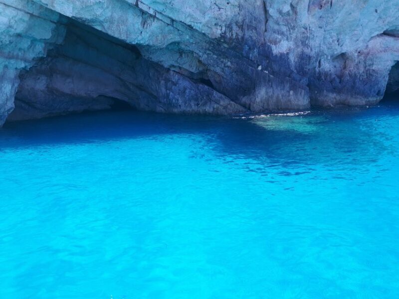 Porto Vromi: Navagio Beach & Blue Caves Private Boat Tour - Visiting Navagio Beach: The Shipwreck’s Secret Spot