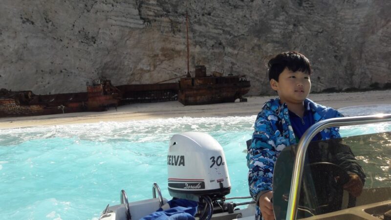 Porto Vromi: Navagio Beach & Blue Caves Private Boat Tour - Snorkeling and Marine Life