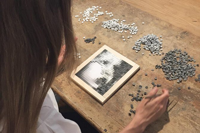 Portrait Mosaic Making - The Workshop Itself: Step-by-Step