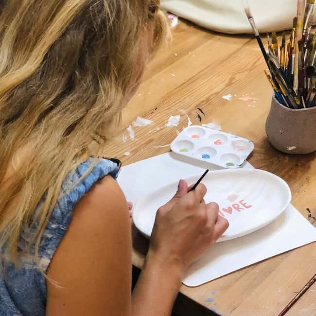 Pottery Painting in the heart of Palma old town - The Studio Environment