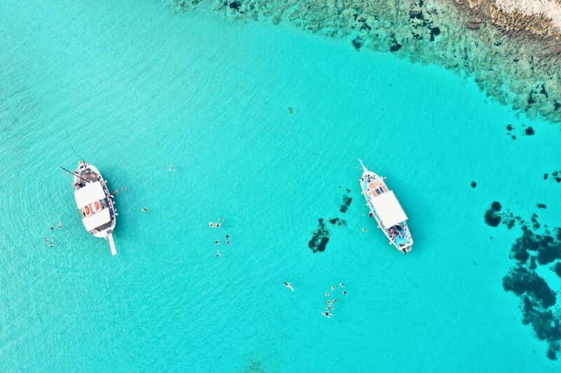 Pounta: Blue Lagoon Boat Tour - The Final Stops: Fira Antiparos or San Spiridon