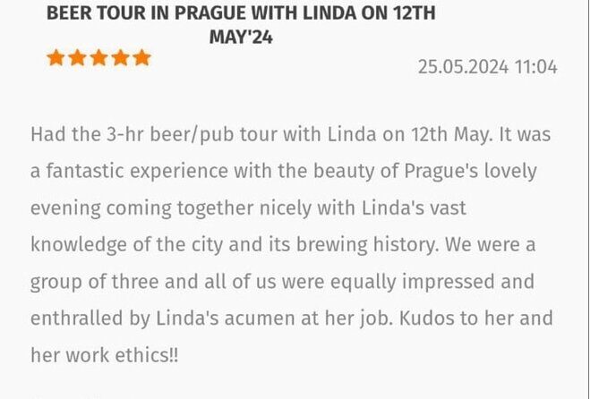 Prague Beer & History Walking Tour (includes 3 beer) - FAQs