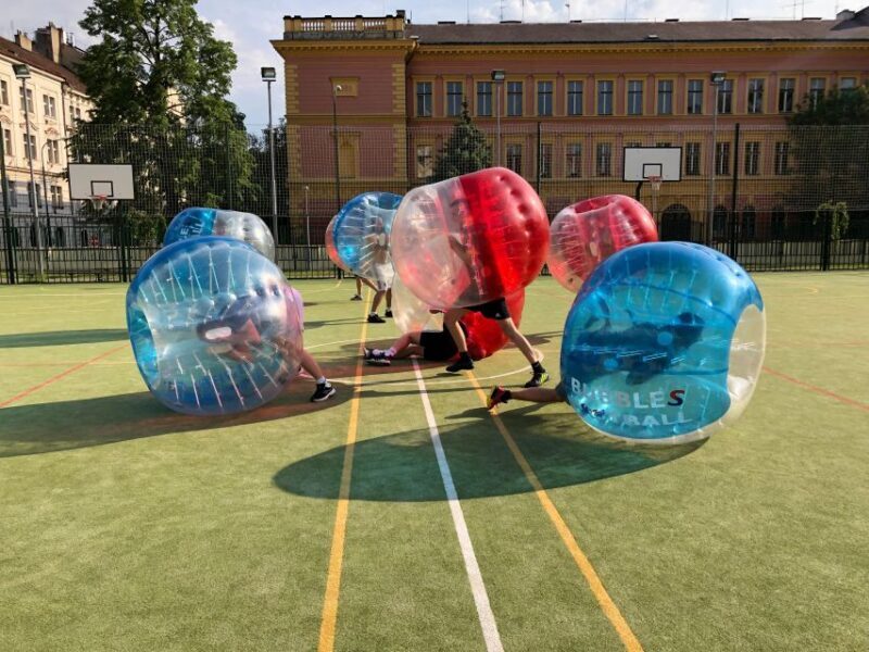 Prague: Bubbles football in city centre of Prague - What to Expect from the Experience