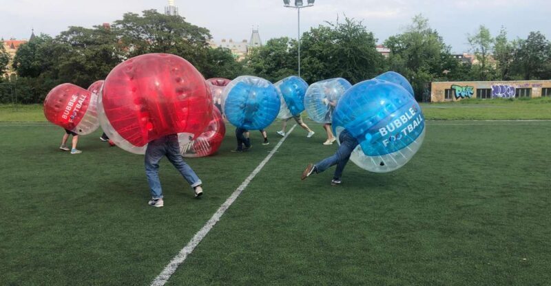 Prague: Bubbles football - Zorb Football in centrum - The Variety of Games and Fun Factors