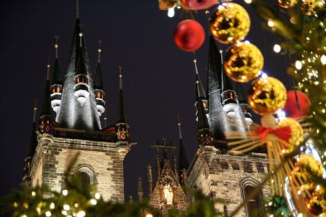 Prague Christmas Tour in Wenceslas Square, Old Town and more - Key Points