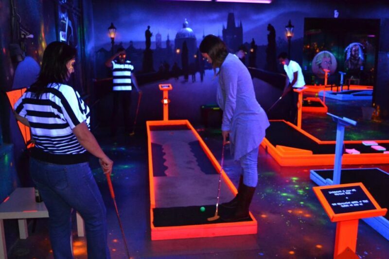Prague: Glow Golf Mini Golf Game by UV Light - Price and Value for Money