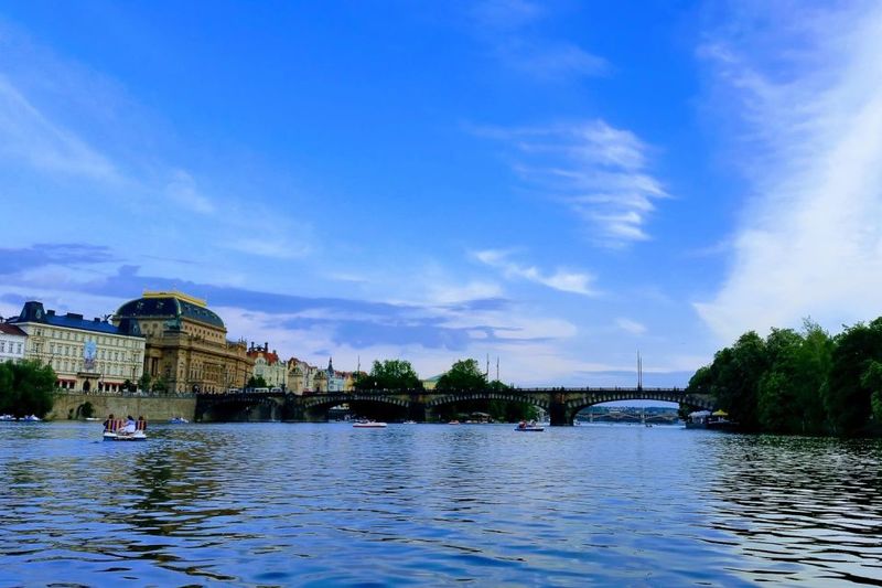 Prague: Historic City Center Bus Tour with Top Sights - Bridges over the Vltava and the Charles Bridge moment