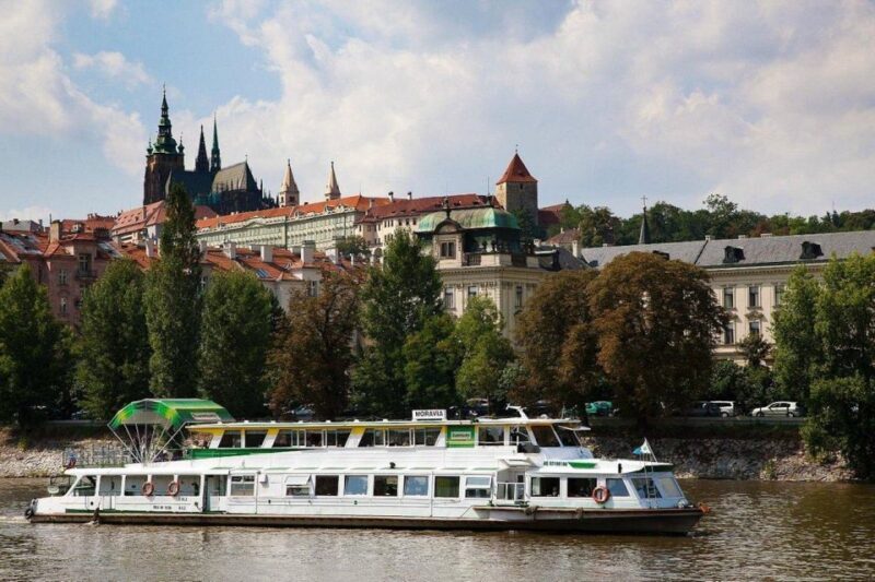 Prague: Lunch Cruise on Vltava River with open Buffet - Key Points