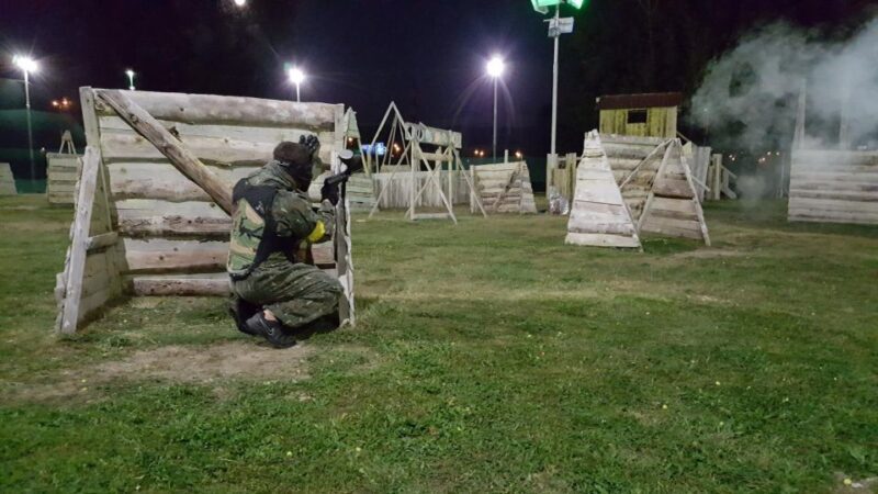 Prague: Paintballing Games - The Post-Game Chill and BBQ