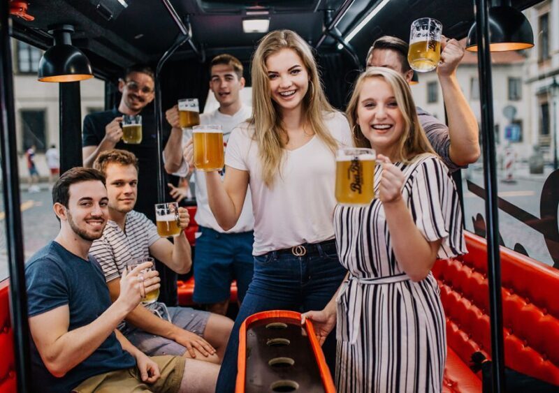 Prague: Party Beer Bus - The Experience: Pros and Cons