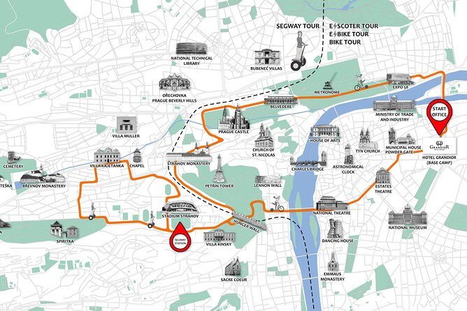 Prague Segway & E-Scooter Grand City Tour with Hotel Pick Up - The Verdict
