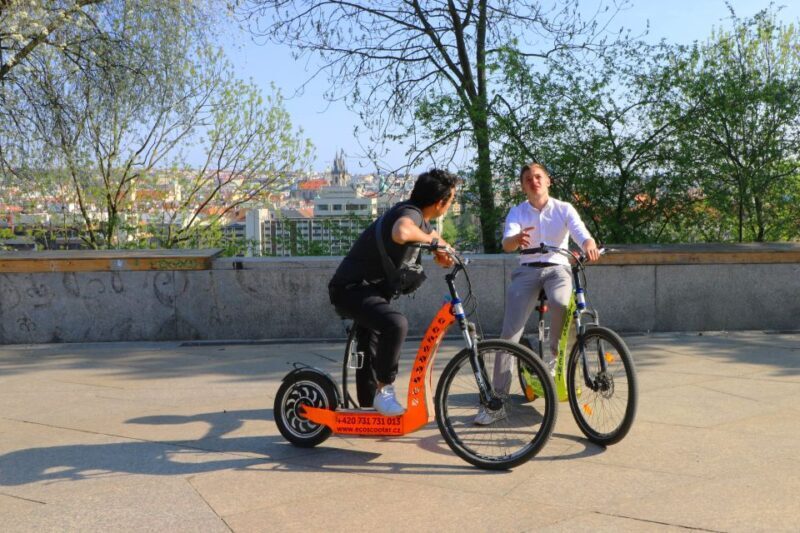 Prague: Tour by Electric Scooter or Cruiser eBike - Key Points