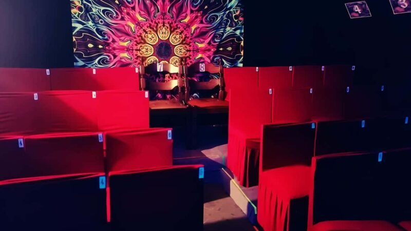 Prague: Underground Black Light Theatre Interactive Show - Key Points