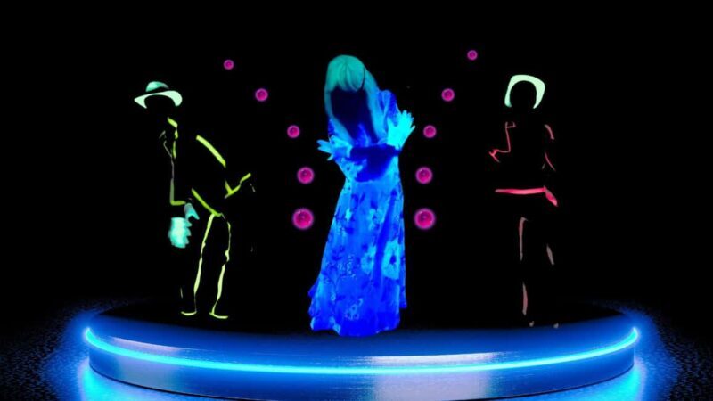 Prague: Underground Black Light Theatre Interactive Show - The Performers & Their Artistic Style