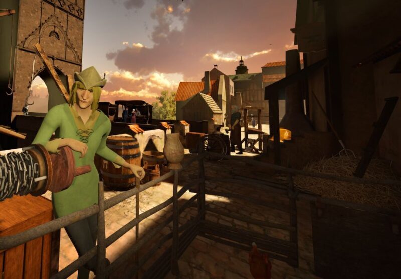 Prague: Virtual-Reality Time-Travel Experience to 1593 - Recognizing Pragues Landmarks & Legends