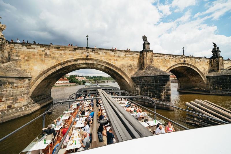 Prague: Vltava River Lunch Cruise in an Open-Top Glass Boat - What you’ll actually see: the classic Prague skyline run