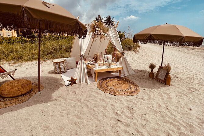 Premiere Luxury Sunrise Picnic in Hollywood Beach with Tented Oasis and more. - What You Can Expect from the Luxury Sunrise Picnic